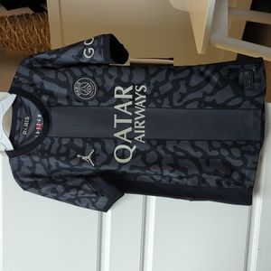 Kids Mbappe #7 PSG Air Jordan soccer jersey
